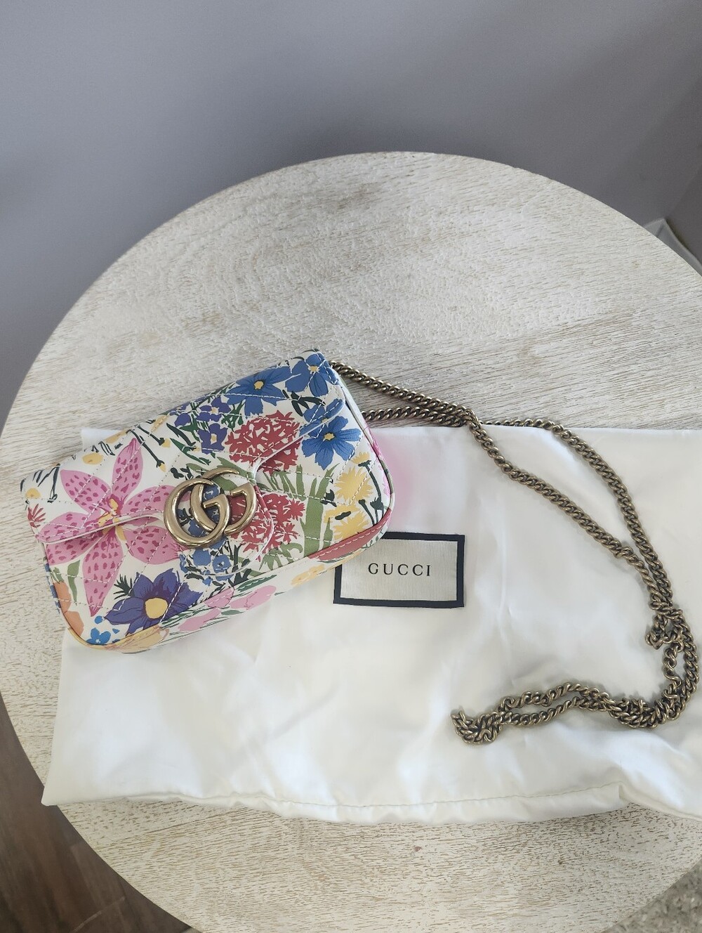 Gucci Marmont GG Special Edition Ken Scott Floral Super Mini